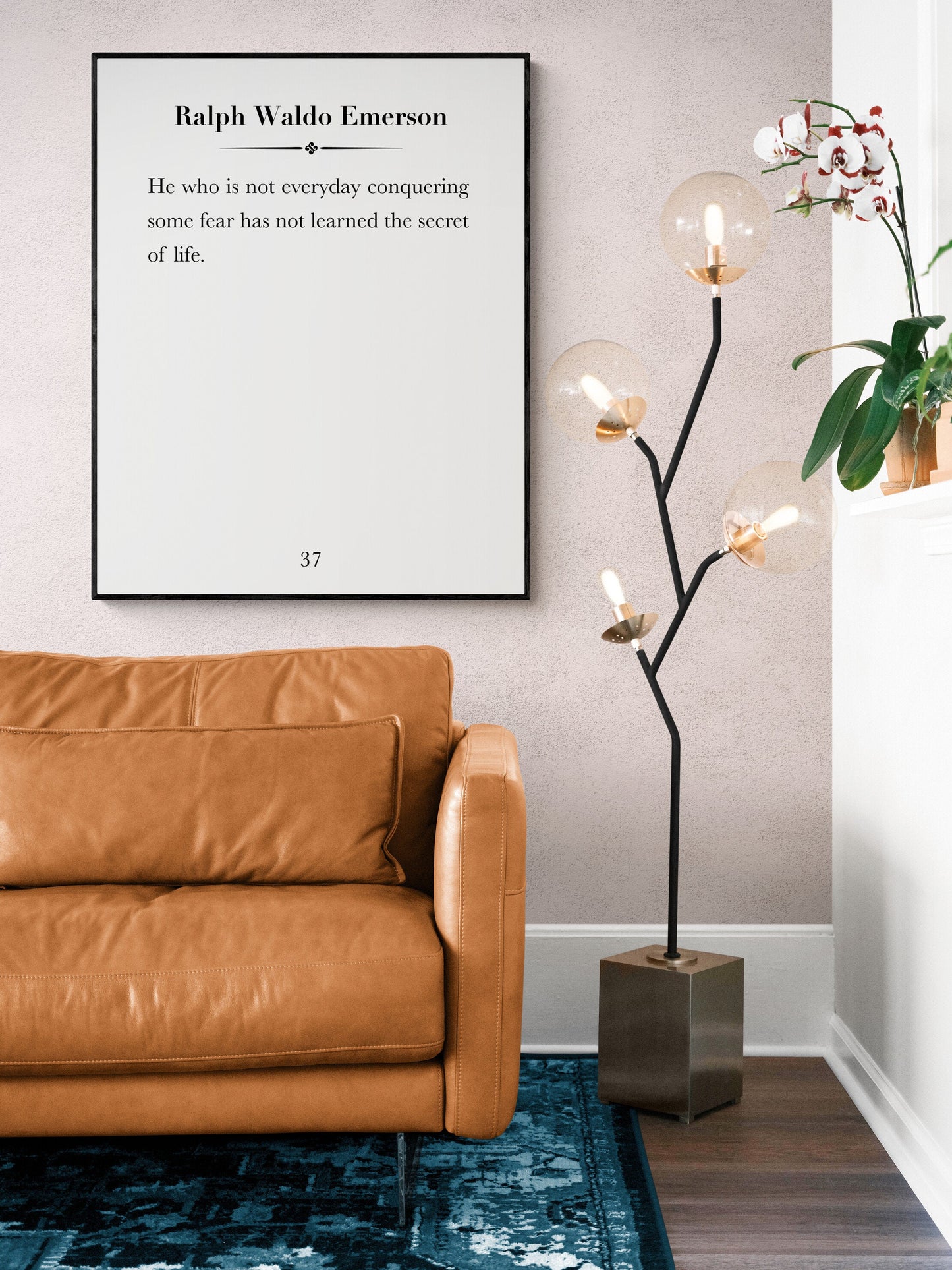 The Secret of Life | Ralph Waldo Emerson Quote | Home Decor Wall Artwork | Inspirational Gifts | Literary Book Page | Art Print