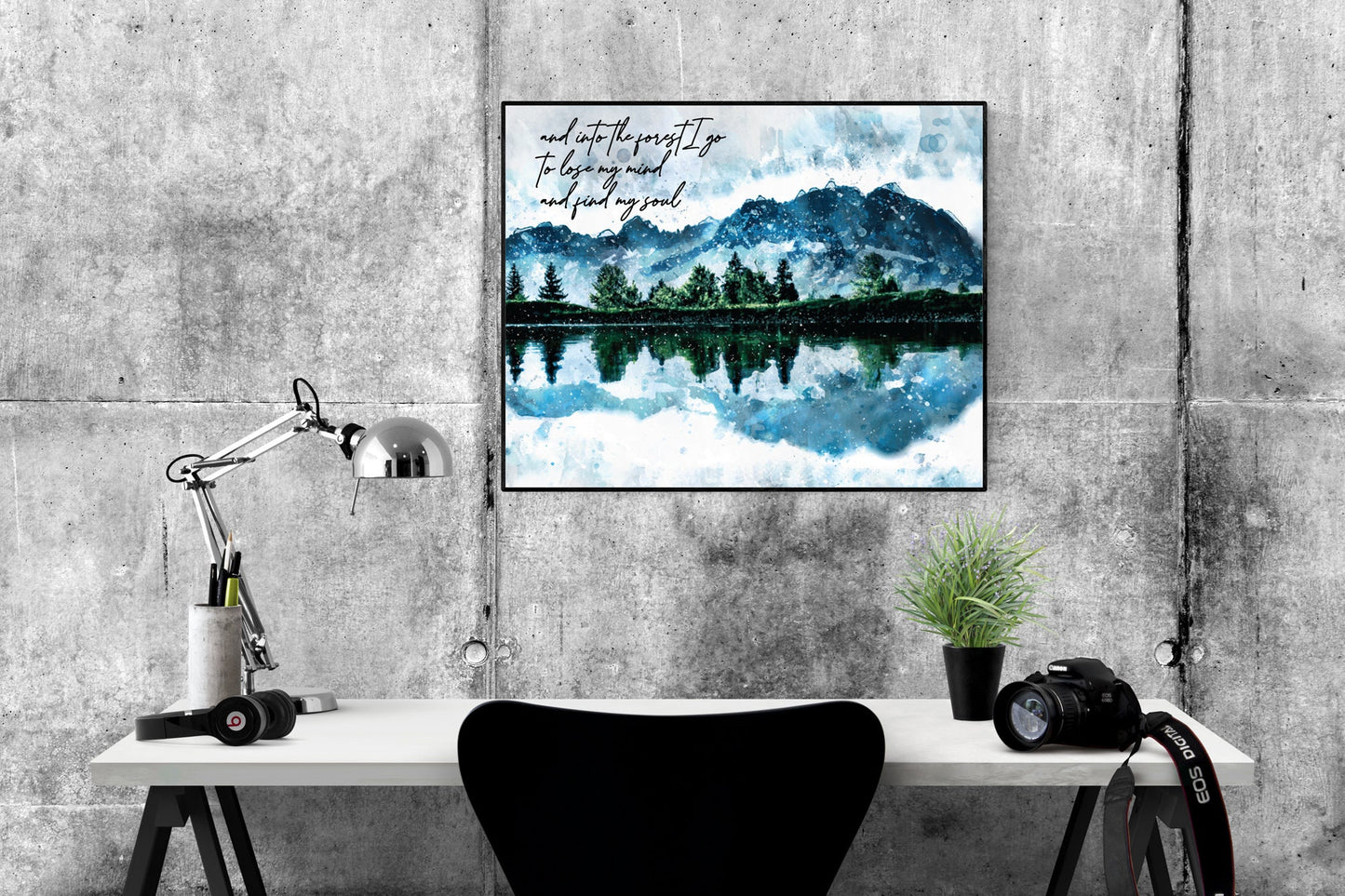 And Into The Forest I Go To Lose My Mind And Find My Soul | John Muir | Environmentalist | Art Print