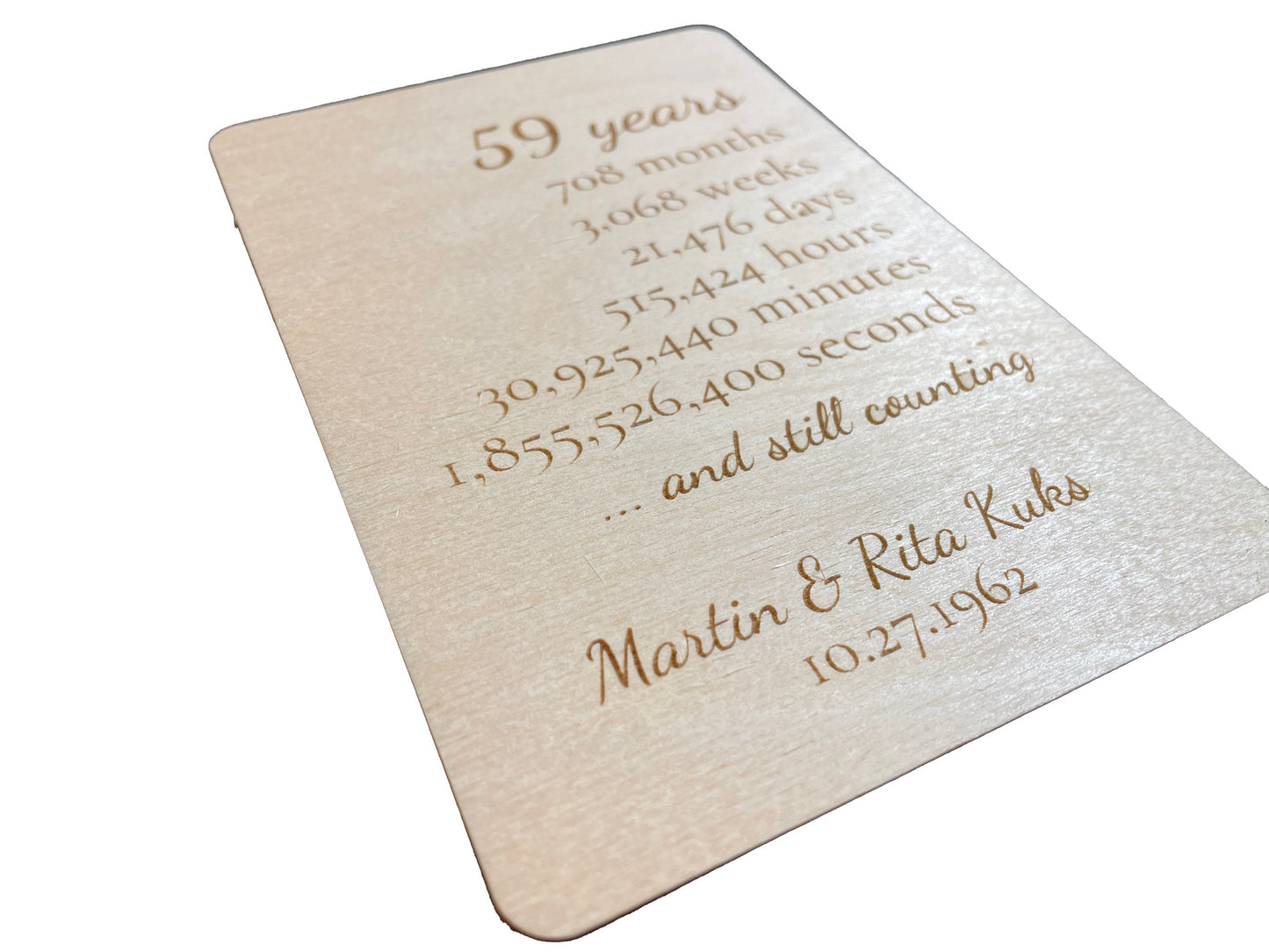 And Still Counting | Anniversary Card | Postcard