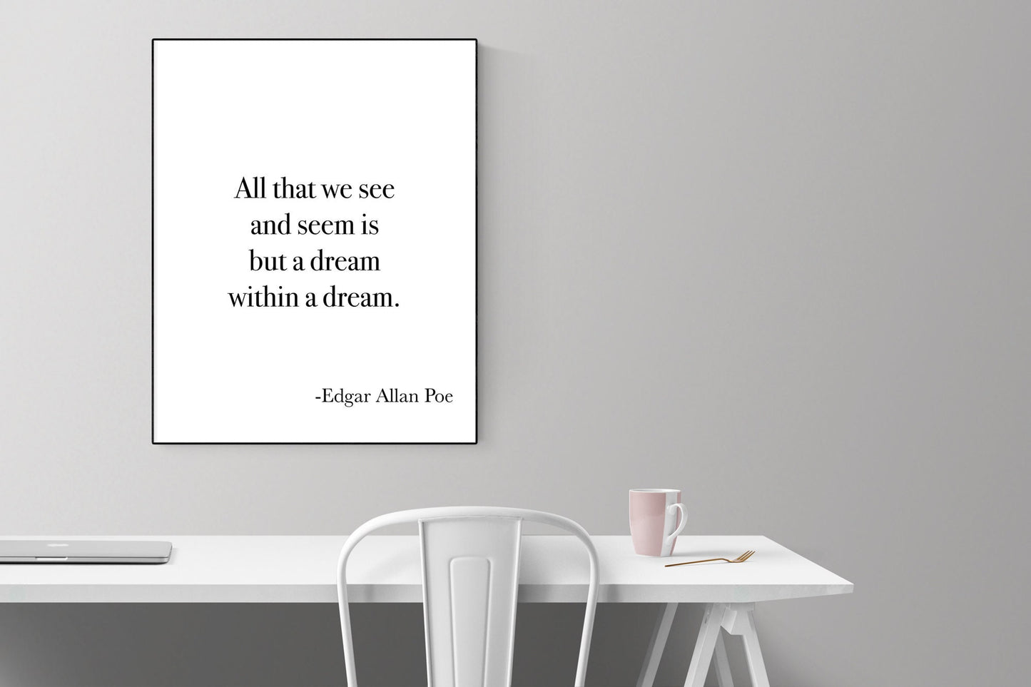 A Dream Within A Dream | Edgar Allan Poe | Art Print