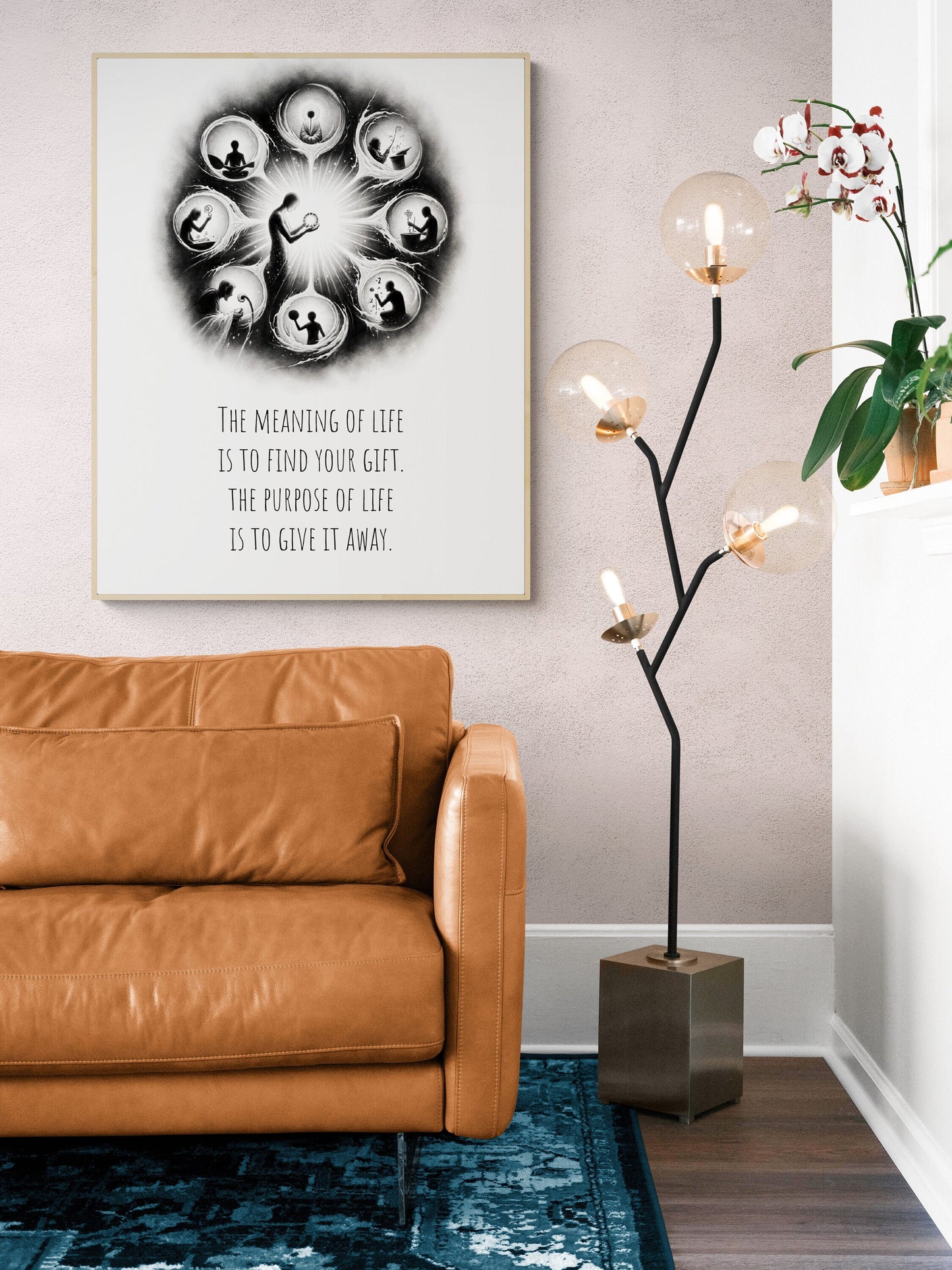 The Meaning Of Life Is To Find Your Gift from Pablo Picasso Inspirational Literature Art Print
