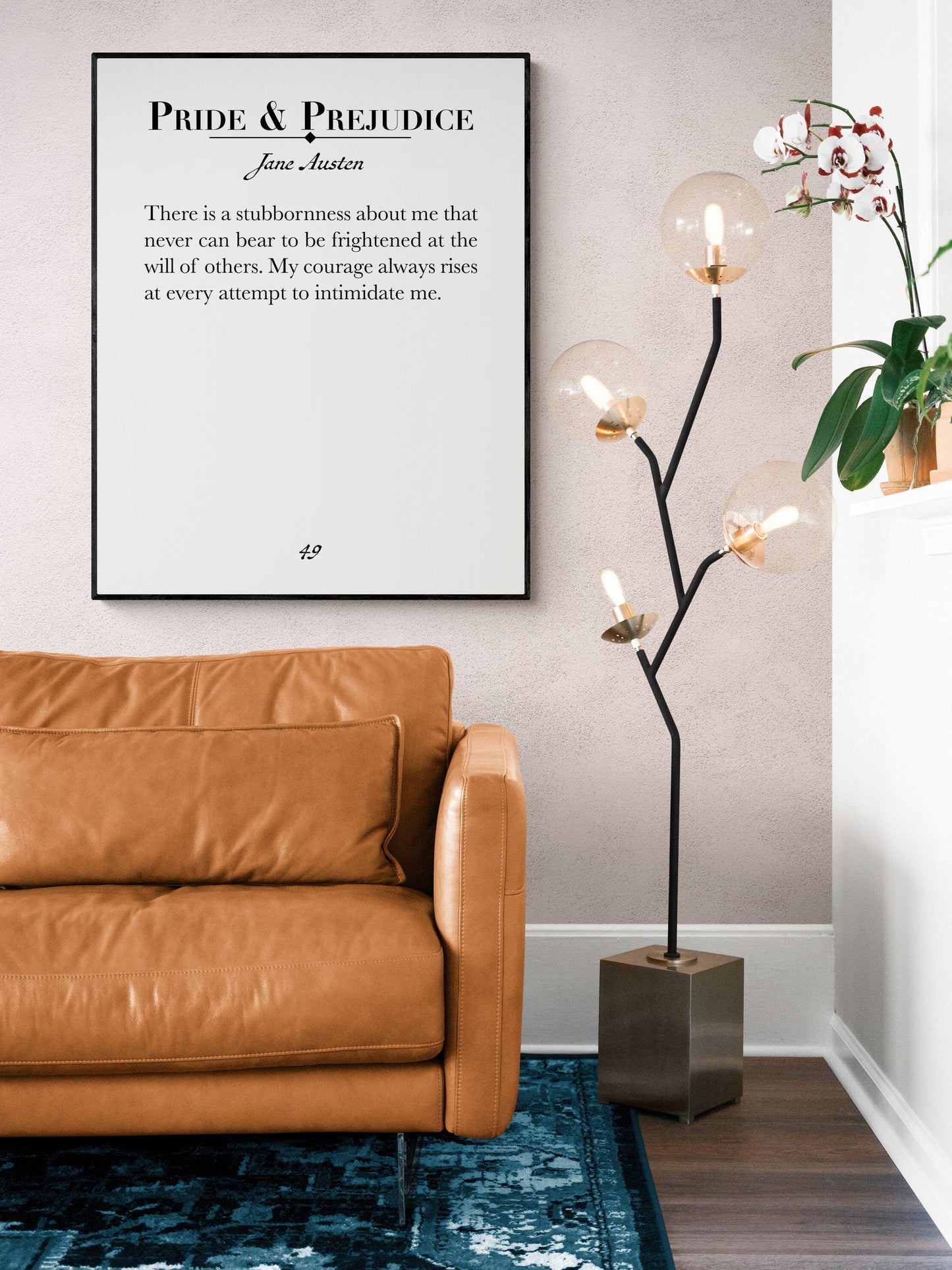 There Is A Stubbornness About Me | Jane Austen Quote | Pride And Prejudice | Literary Book Page | Typography Art Print