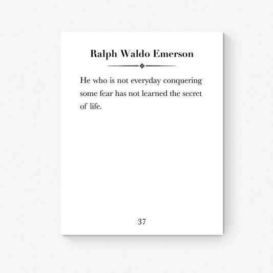 The Secret of Life | Ralph Waldo Emerson Quote | Home Decor Wall Artwork | Inspirational Gifts | Literary Book Page | Art Print