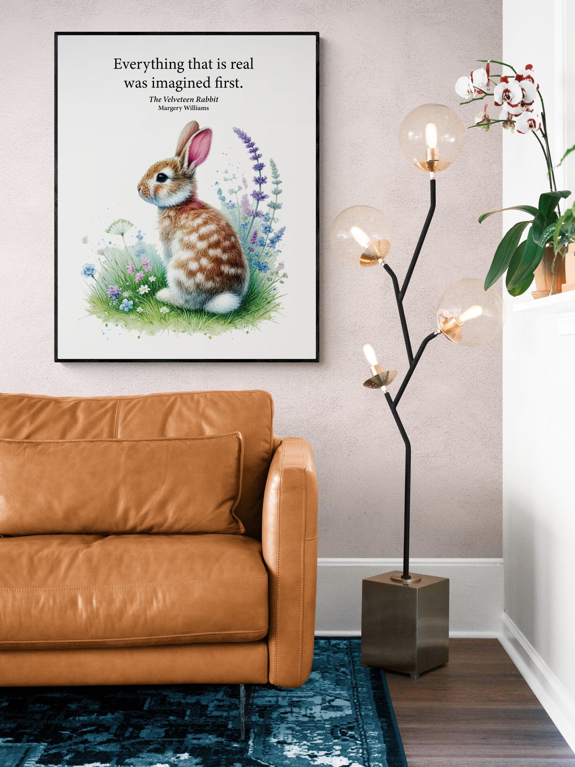 Everything That Is Real | The Velveteen Rabbit | Margery Williams | Children's Literature | Home Decor | Watercolor | Literary Art Print