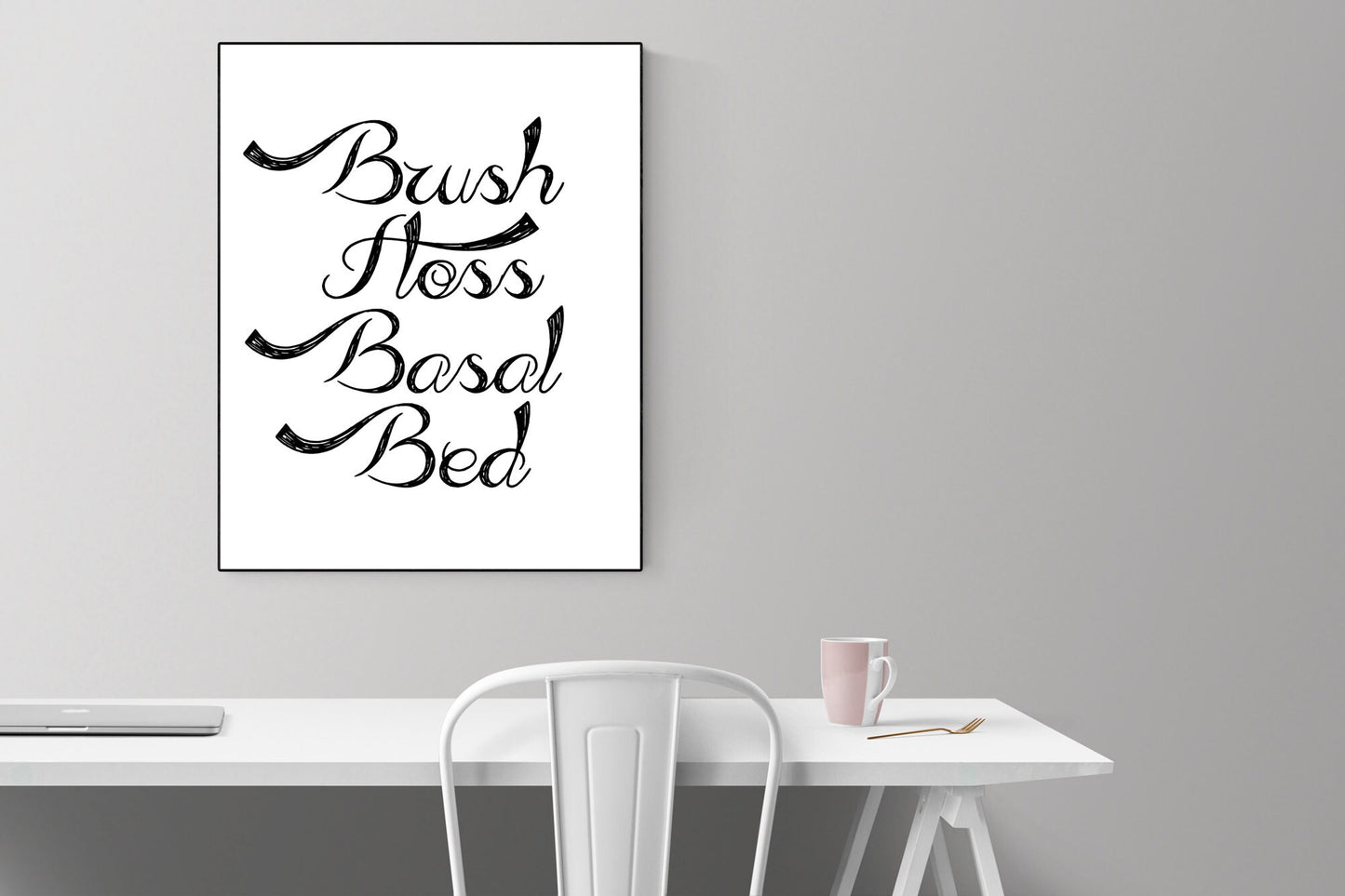 Diabetes Art Print | Diabetes Bedtime Checklist | Type 1 & 2 Diabetes Poster | T1D