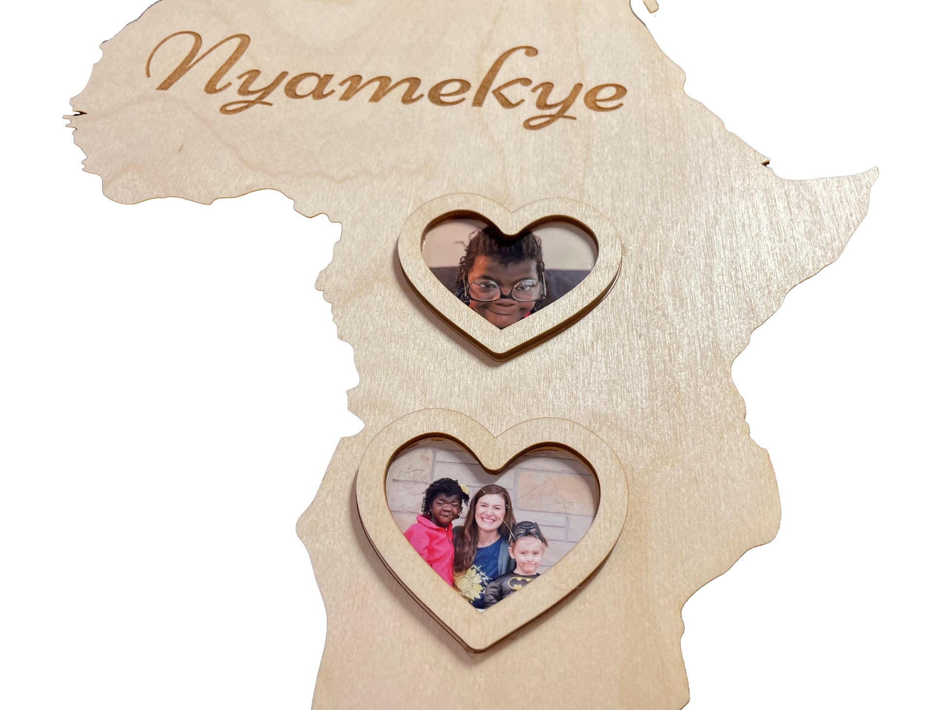 African Photo Memory Frame | Personalized Name | Home Decor