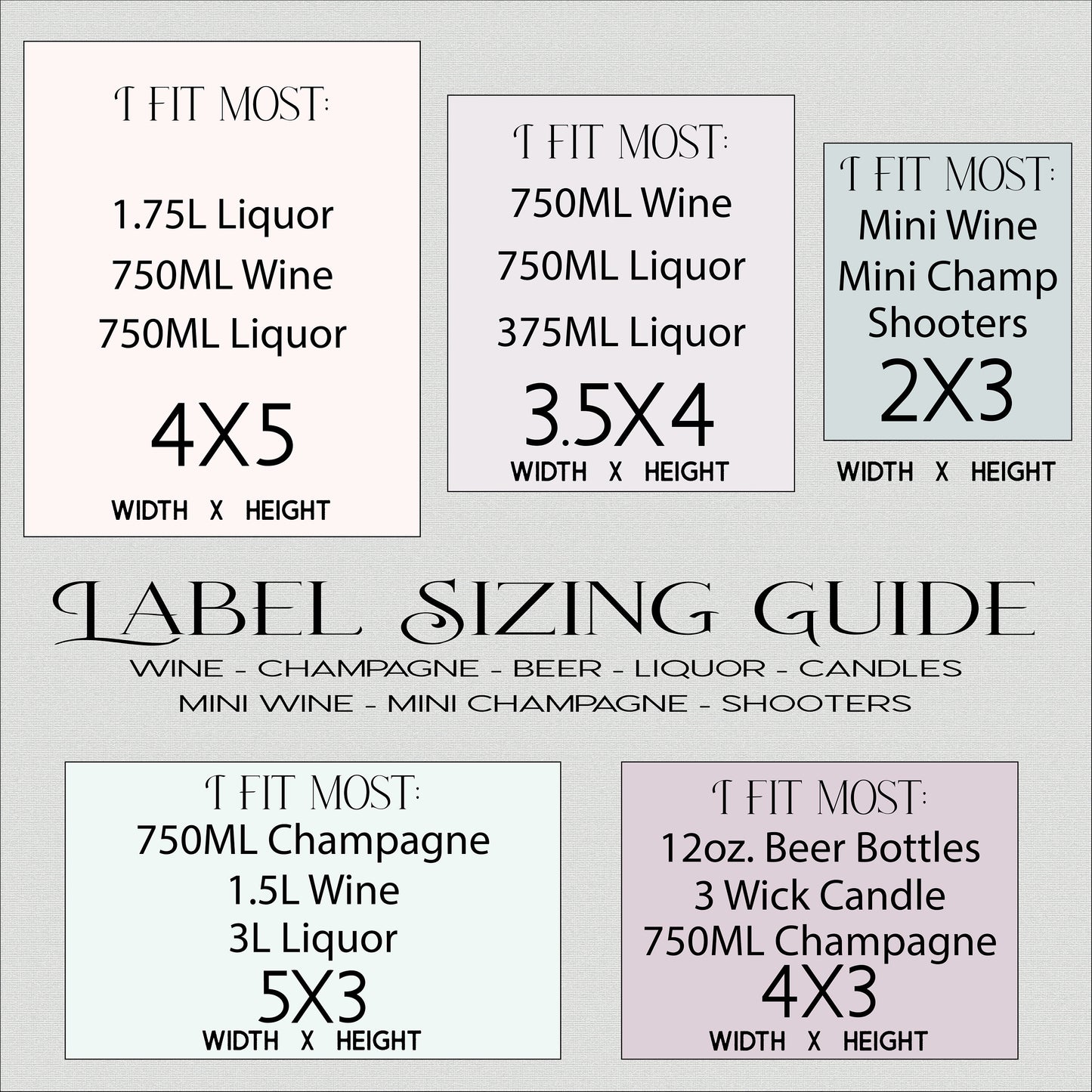 A Gift From Dionysus | Wine Grapes | Custom Wine Bottle Labels | Personalized Bottle Labels