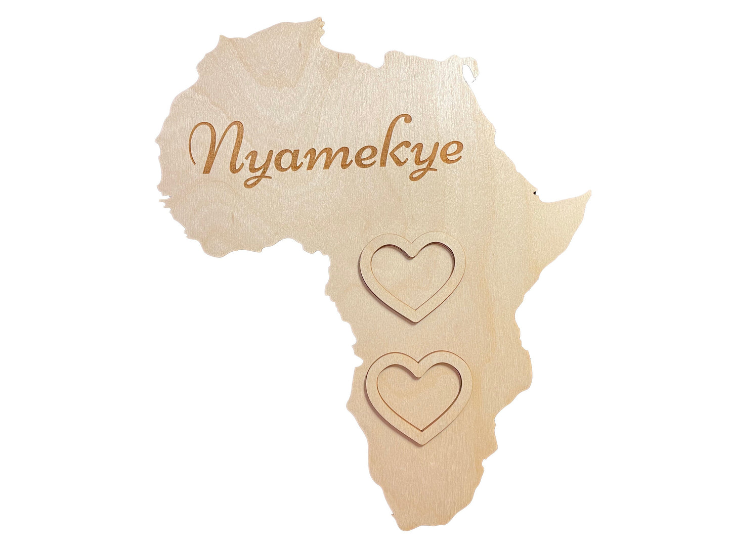 African Photo Memory Frame | Personalized Name | Home Decor