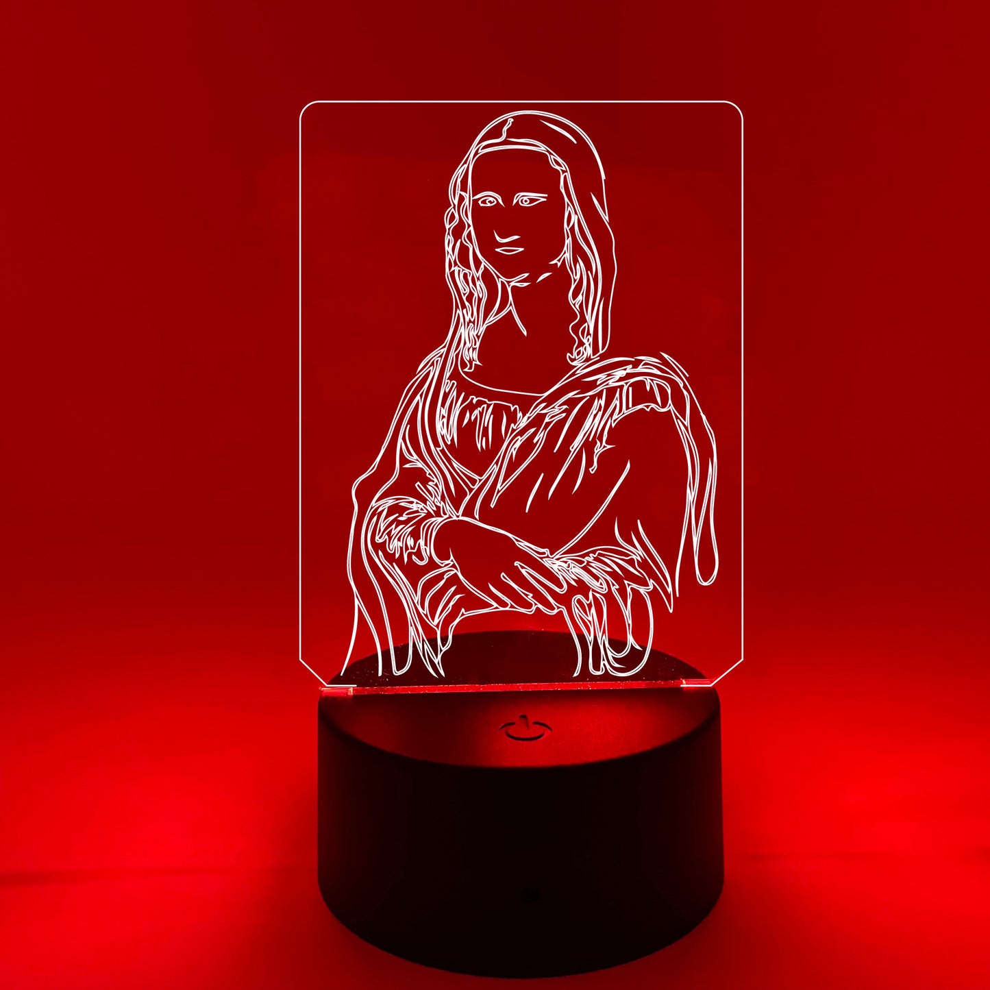 Mona Lisa by Leonardo Da Vinci | Nightlight | LED Sign | Gifts for Kids | Kid Home Decor | Night Light for Kids