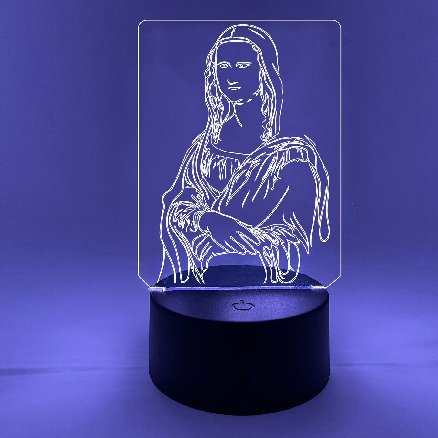Mona Lisa by Leonardo Da Vinci | Nightlight | LED Sign | Gifts for Kids | Kid Home Decor | Night Light for Kids