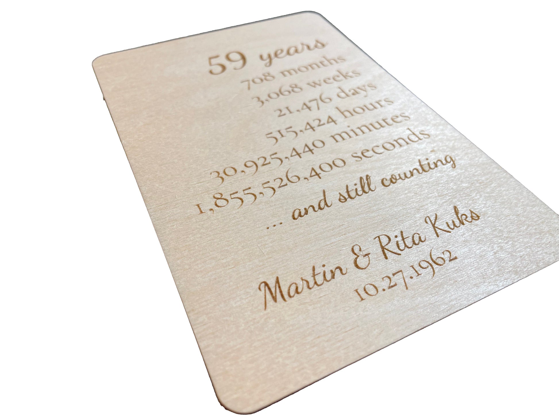 And Still Counting | Anniversary Card | Postcard