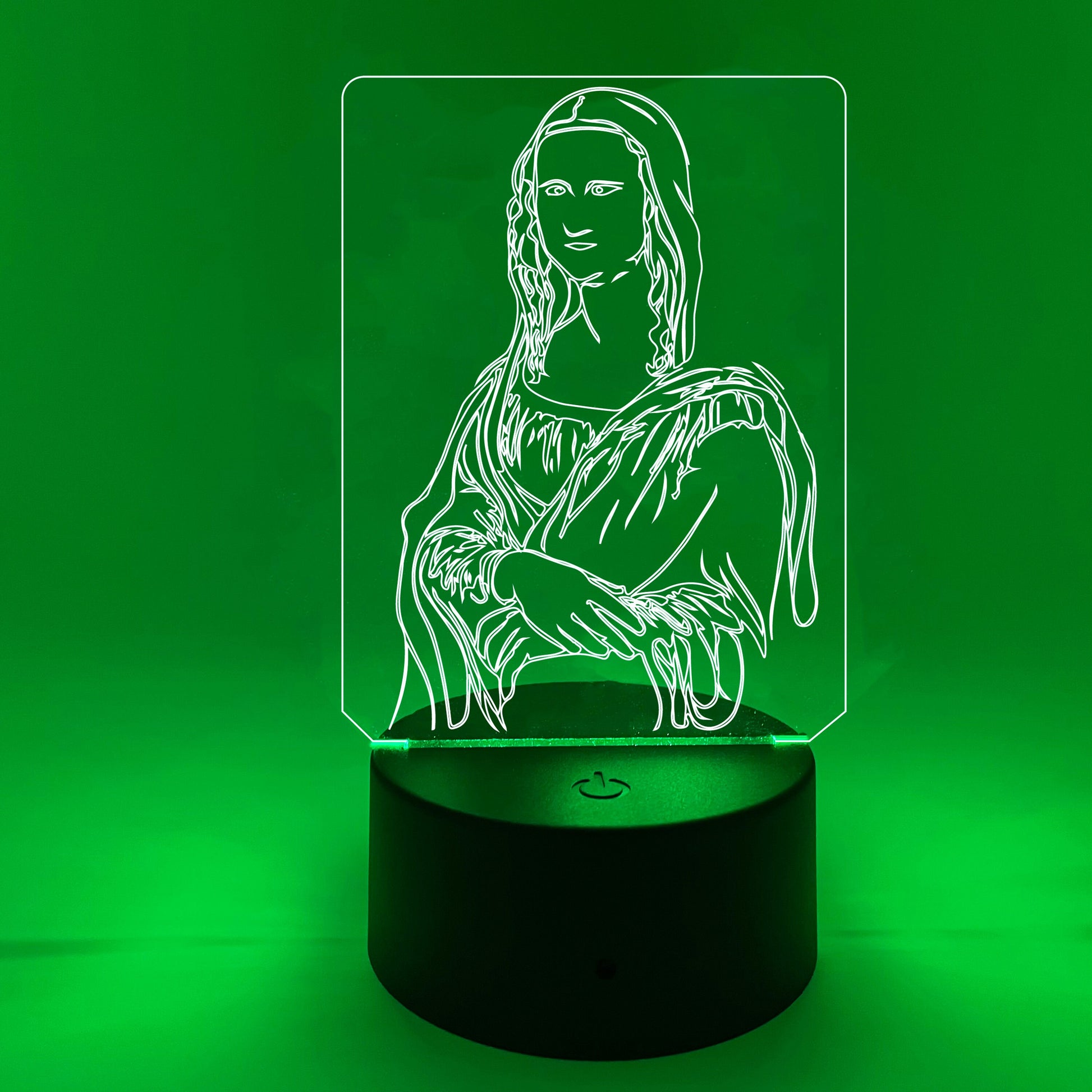 Mona Lisa by Leonardo Da Vinci | Nightlight | LED Sign | Gifts for Kids | Kid Home Decor | Night Light for Kids