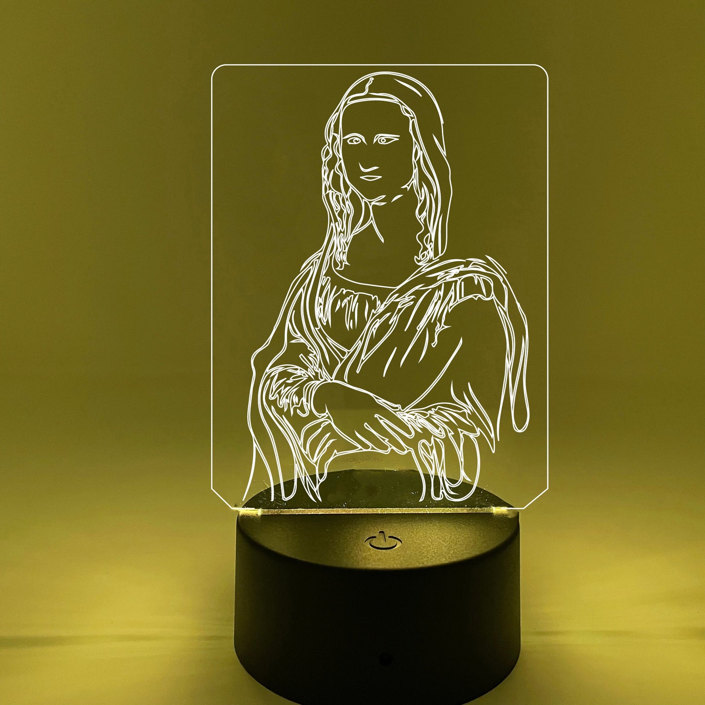 Mona Lisa by Leonardo Da Vinci | Nightlight | LED Sign | Gifts for Kids | Kid Home Decor | Night Light for Kids