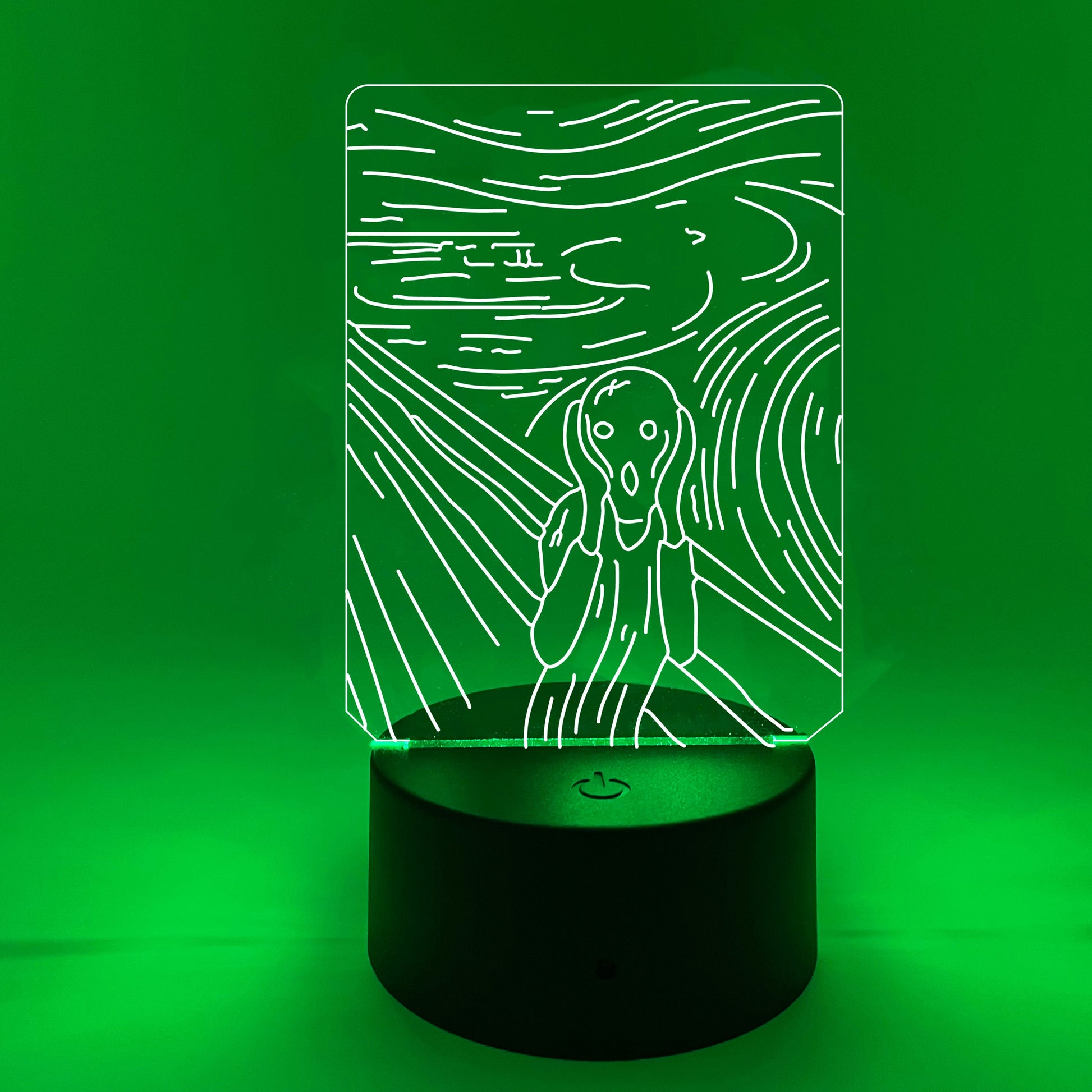 The Scream by Edvard Munch | Nightlight | LED Sign | Gifts for Kids | Kid Home Decor | Night Light for Kids