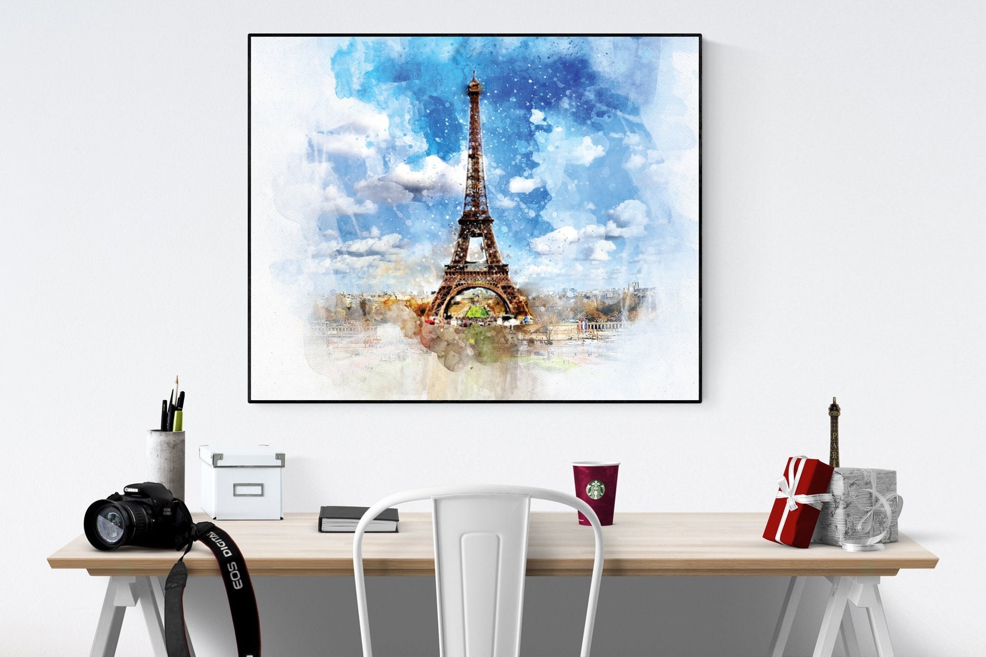 The Soul of Paris | Eiffel Tower | France | Watercolor | Art Print