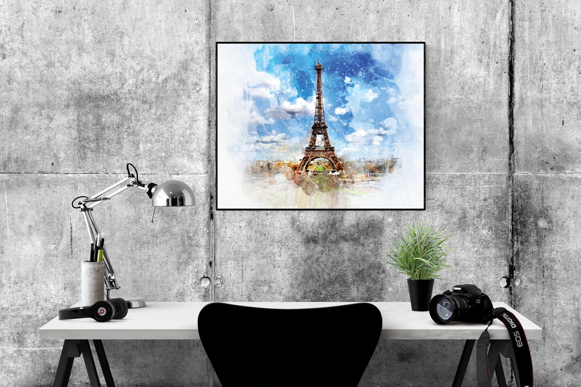The Soul of Paris | Eiffel Tower | France | Watercolor | Art Print