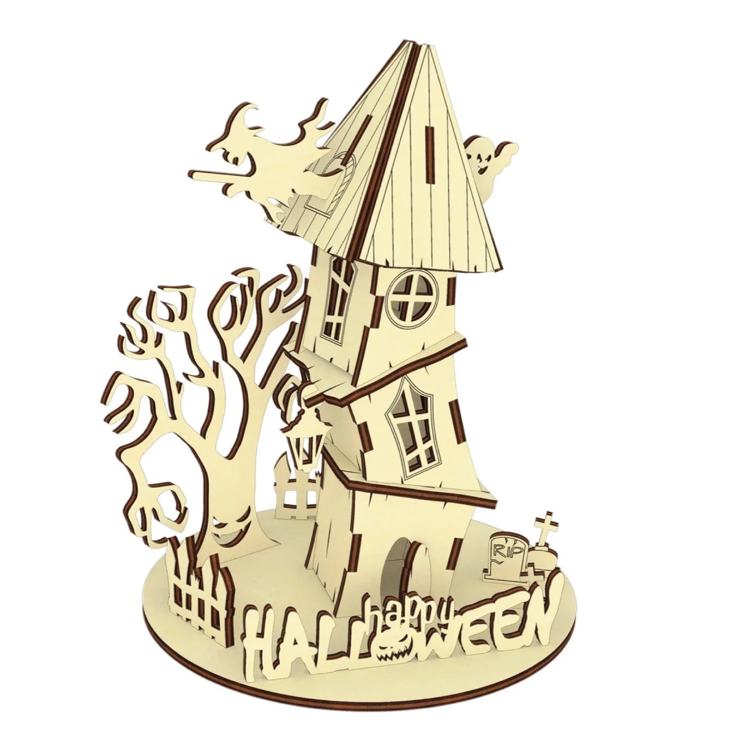 The Witch's Halloween House | DIY Assembly And Painting Required