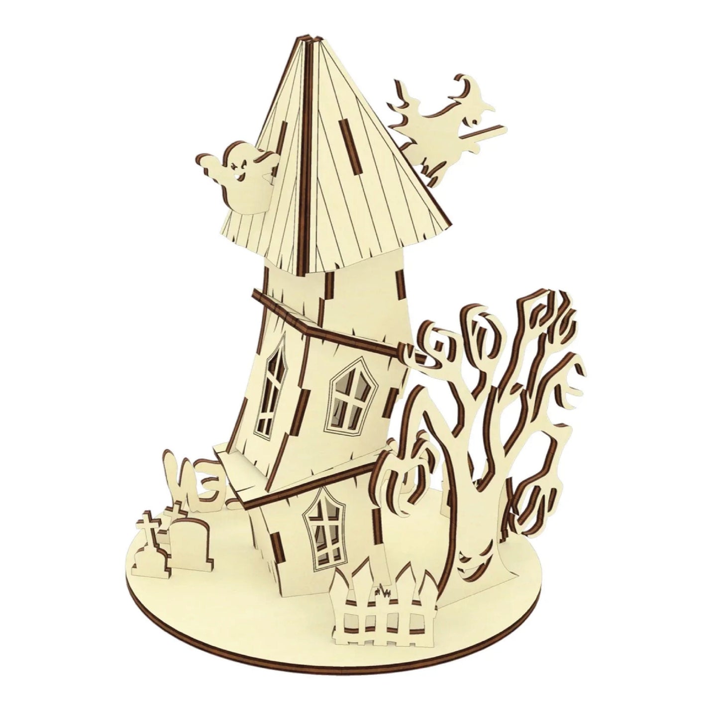 The Witch's Halloween House | DIY Assembly And Painting Required