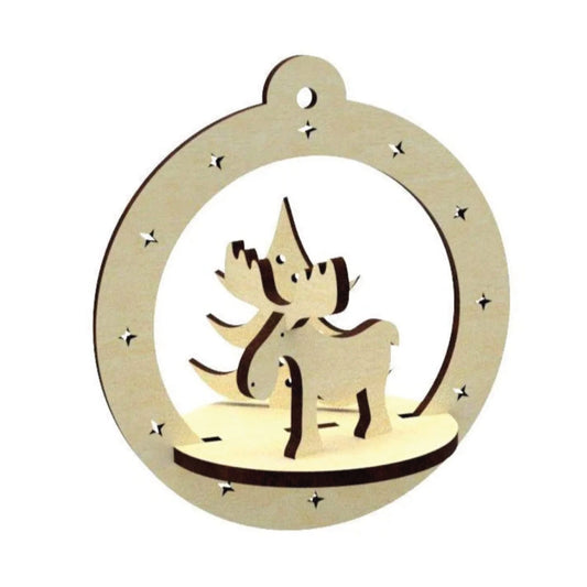 3D Christmas Reindeer Ornament | Holidays | Christmas Tree | DIY | Paint Your Own Kit