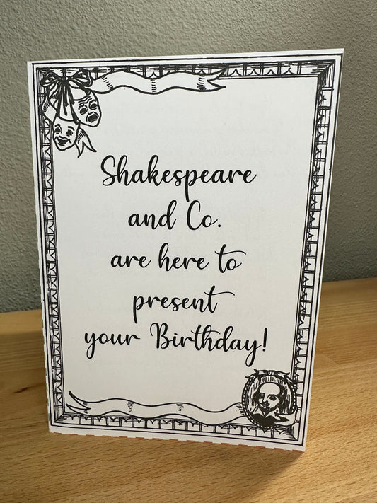 Create Your Own Card | Personalized Written Shakespearean-Style Sonnet | Custom Greeting Card, Card For Him, For Her Custom Birthday Card