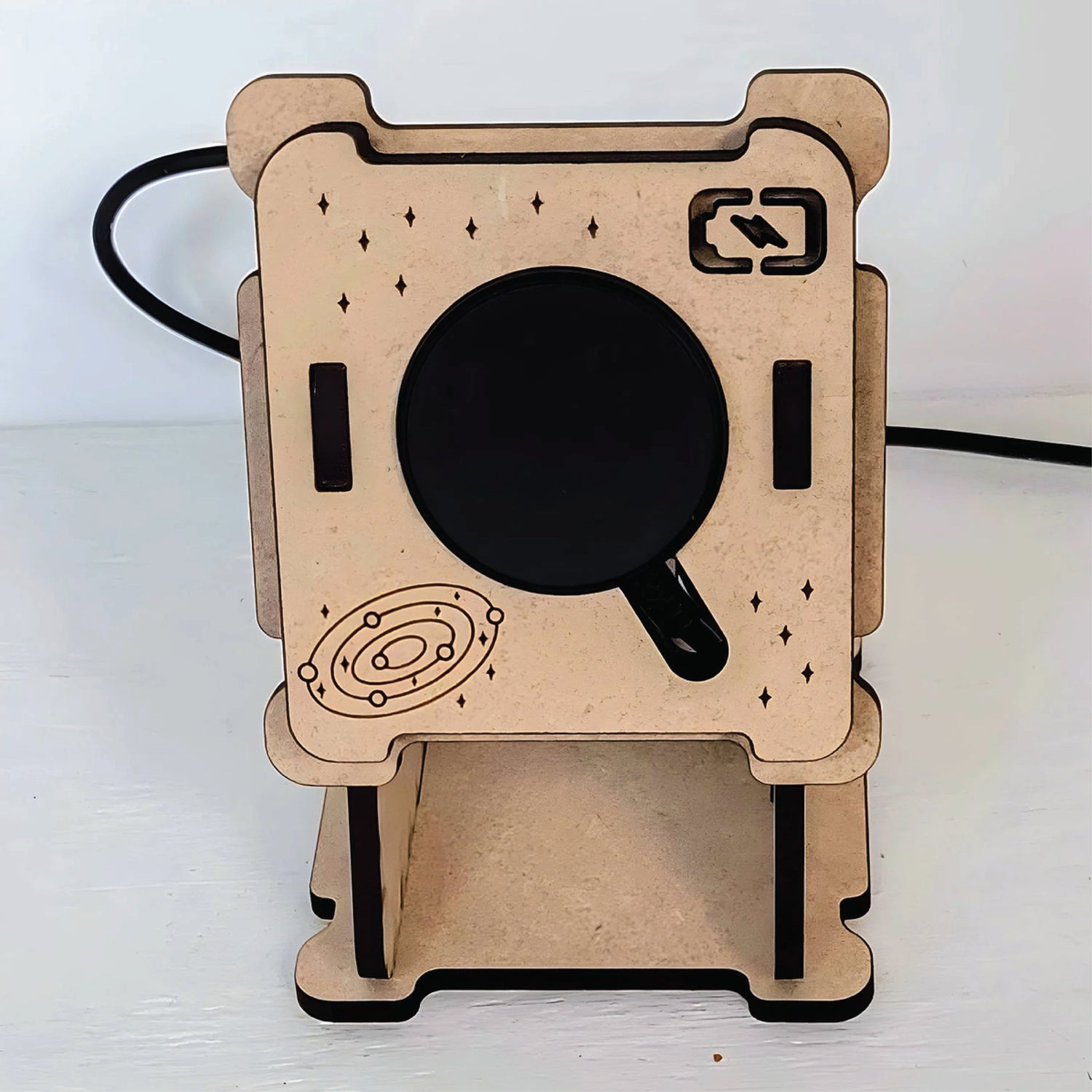 Orbit Dock Galaxy Smart Watch Stand, DIY Kit, Paintable, Compatible with Active, 3, 4, 5 Models, Unique Tech Accessory, Desk Decor