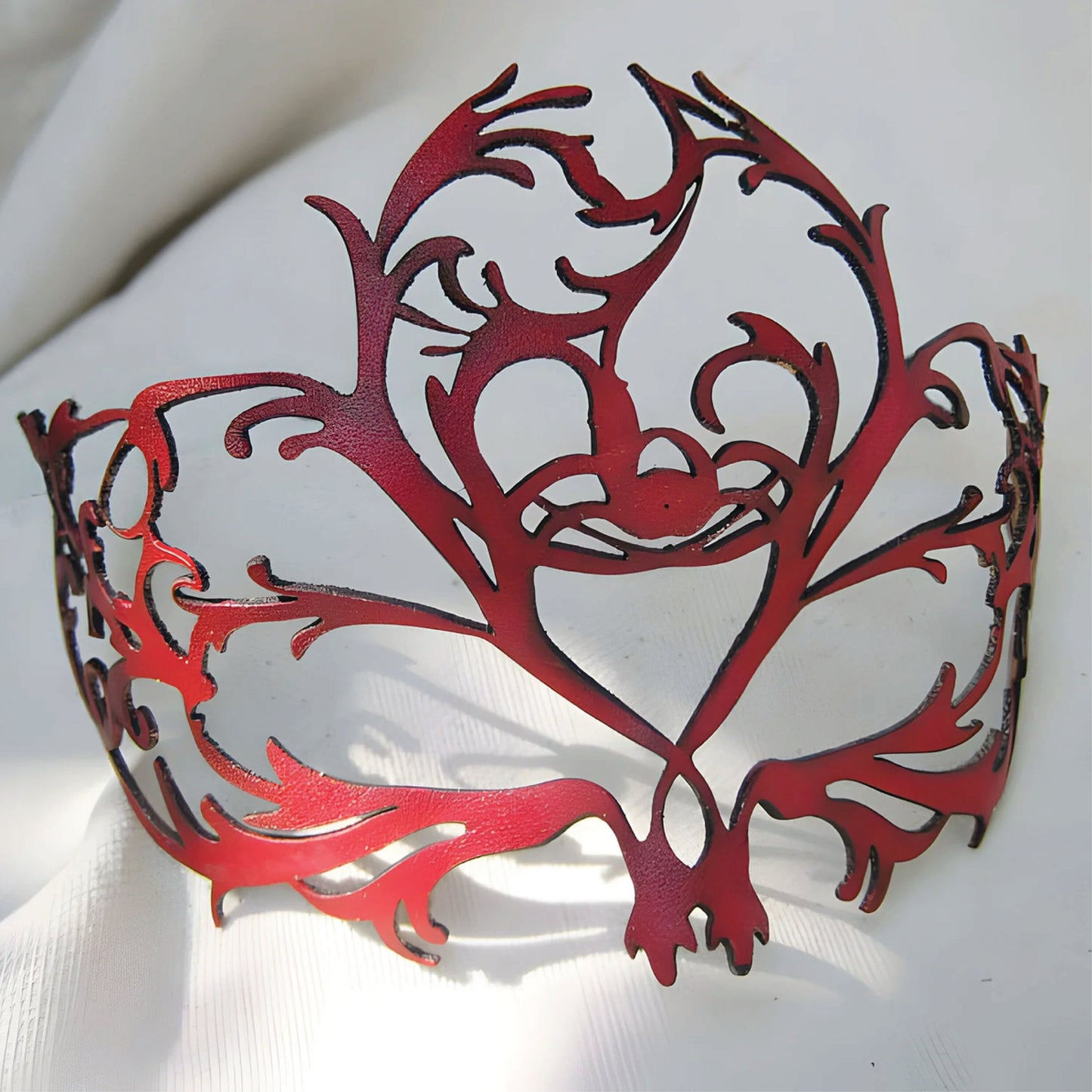 Victorian Elegance Leather Lace Mask | Party Face Covering or Mask