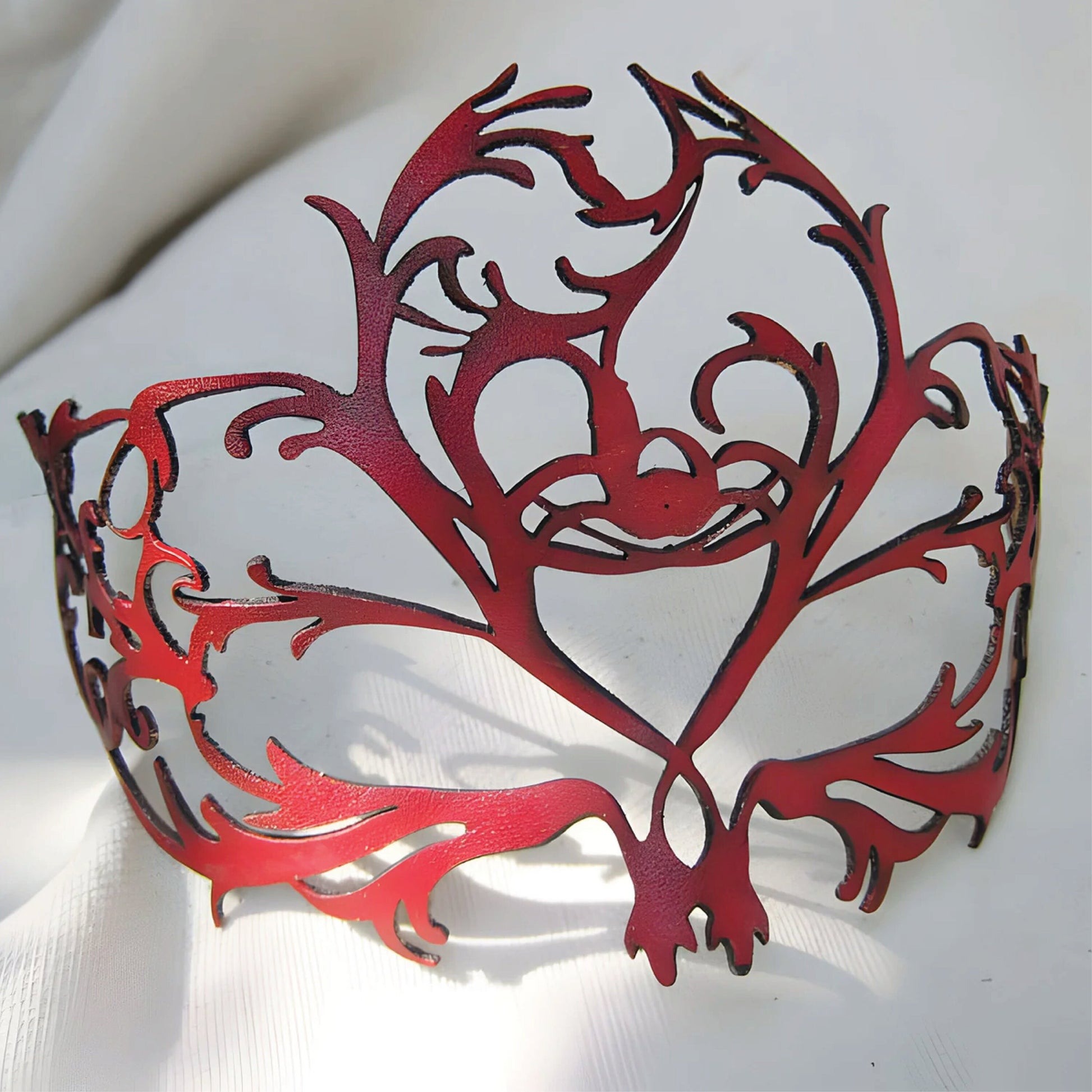 Victorian Elegance Leather Lace Mask | Party Face Covering or Mask
