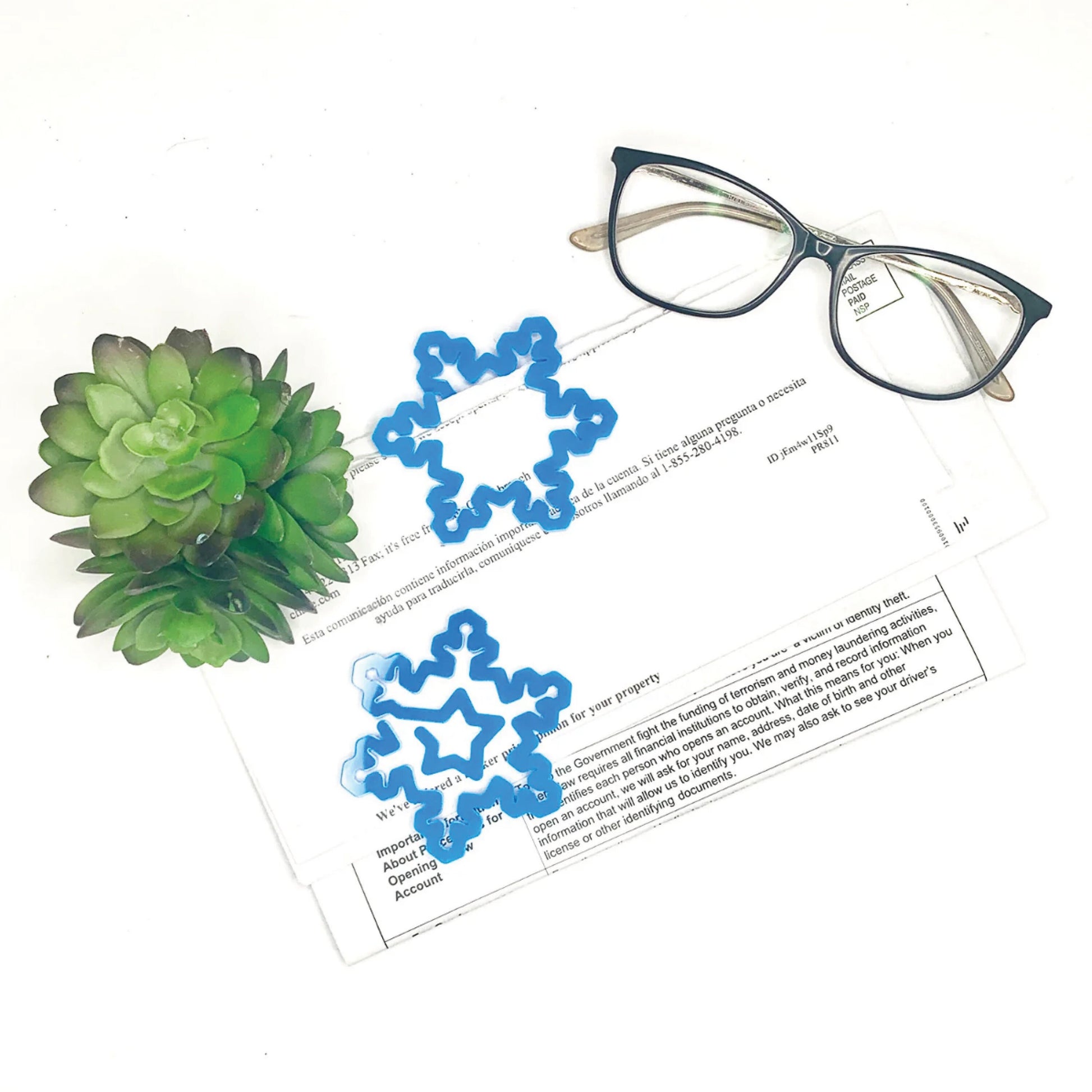 Wooden Snowflake Bookmark DIY Kit - Craft Your Winter Magic