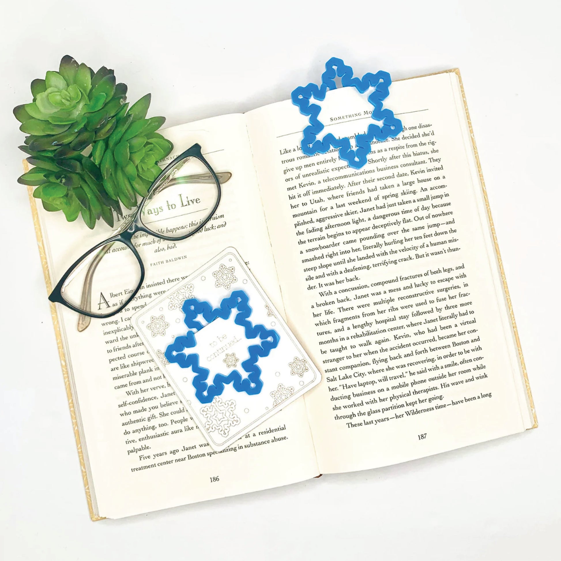 Wooden Snowflake Bookmark DIY Kit - Craft Your Winter Magic