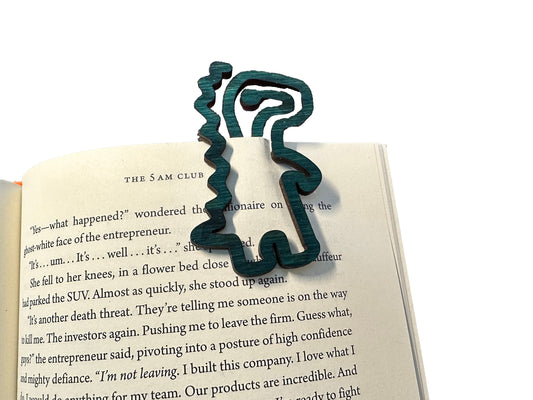 3-in-1 Dinosaur-Shaped Bookmark, Paperclip & Snack Bag Closure