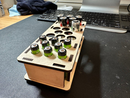 EcoSafe Battery Haven | Compact and Sustainable Battery Organizer