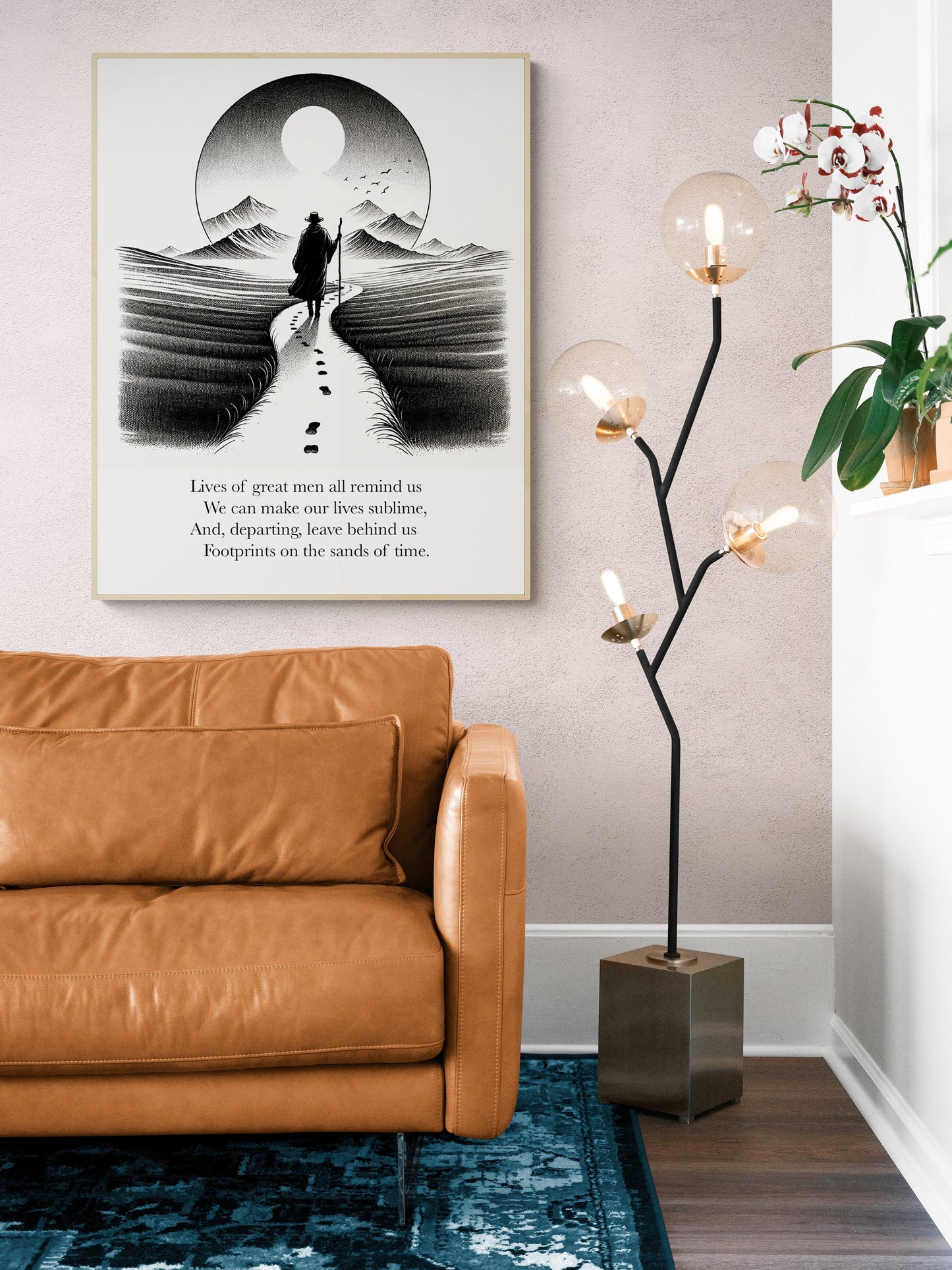 A Psalm of Life by William Wadsworth Longfellow Sketch Art Print