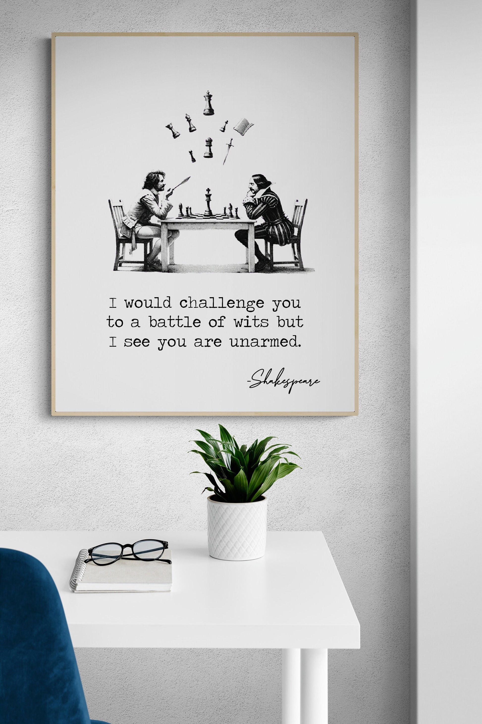 24x36 inch I Would Challenge You Art Print